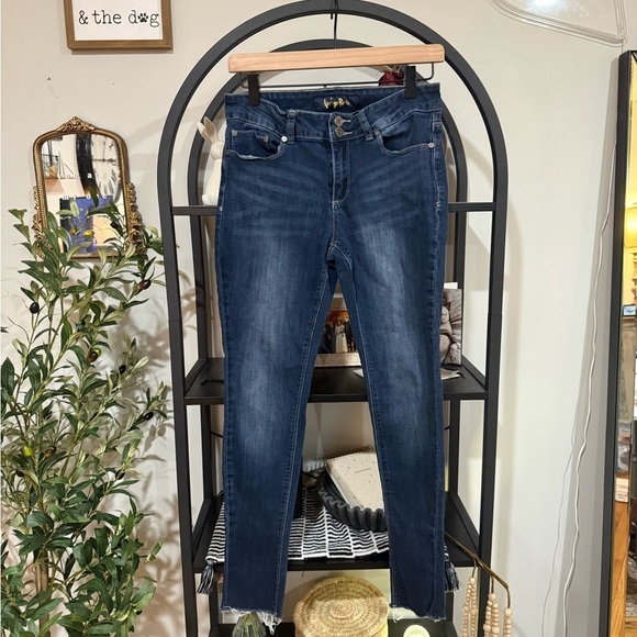 Indigo Rein Denim - Indigo Rein Blue Skinny Jeans with Tapered Legs